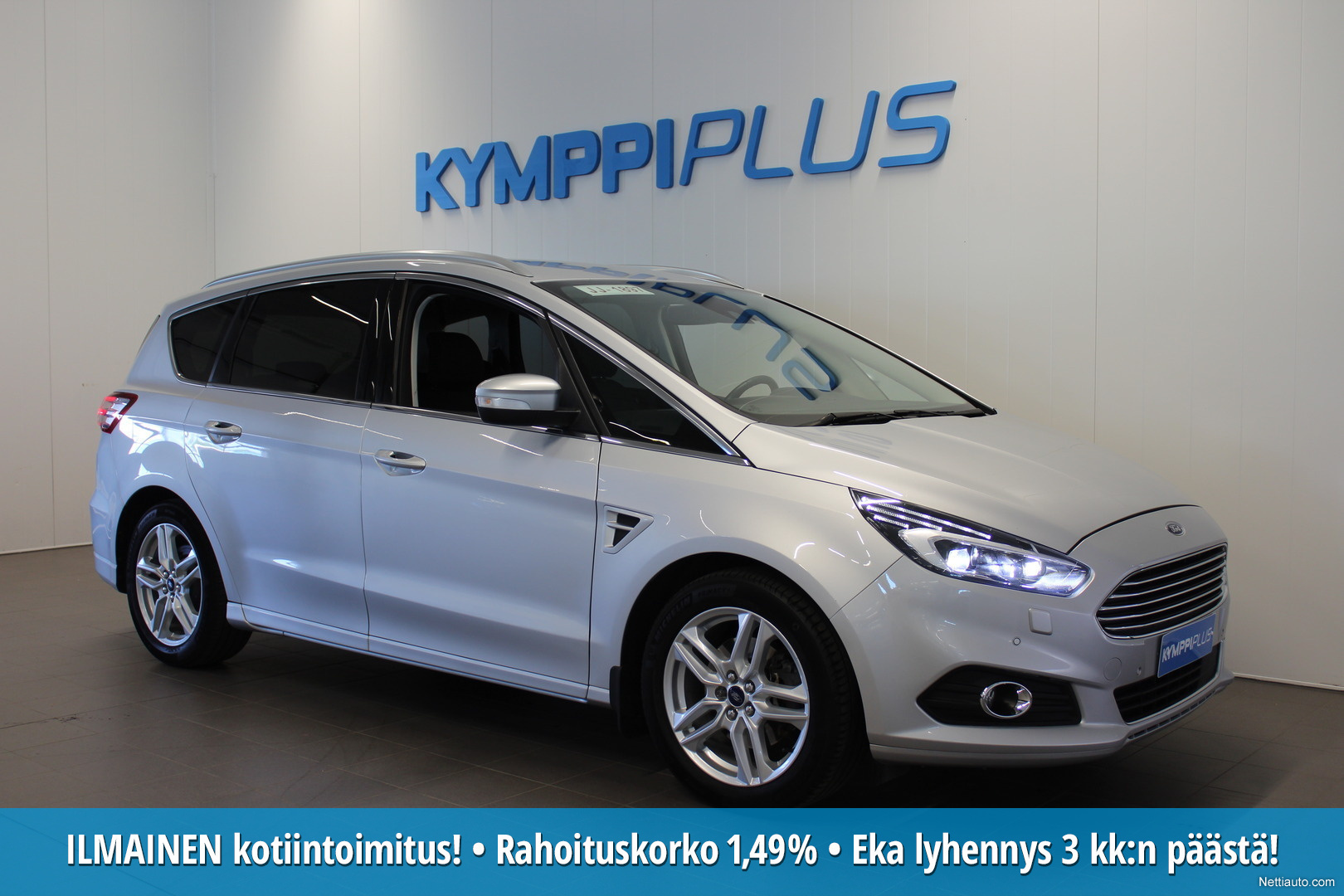 Ford S Max 2 0 Tdci 180hv Powershift A6 Titanium Business Awd 7 Paikkainen Hyvin Varusteltu Rahoituskorko 1 49 Tila Auto 2016 Vaihtoauto Nettiauto