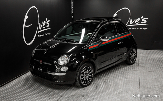 Fiat 500 Gucci Edition, lasinen kattoluukku, Gucci nahkasisustus, alumiinivanteet. vain 52tkm Hatchback 2013 - Used vehicle - Nettiauto