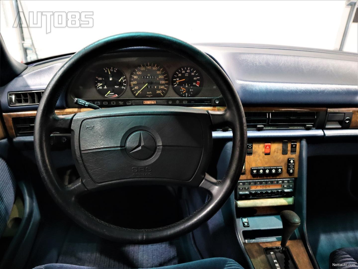 Mercedes-Benz SEL 560 W126 5.6 V8 * RAHOITUS 0e KÄSIRAHALLA * SÄHKÖPENKIT *  LÄMMITT. PENKIT x4 * PITKÄ MALLI * MUSEOREKISTERÖITY HELMI Porrasperä 1989  - Vaihtoauto - Nettiauto