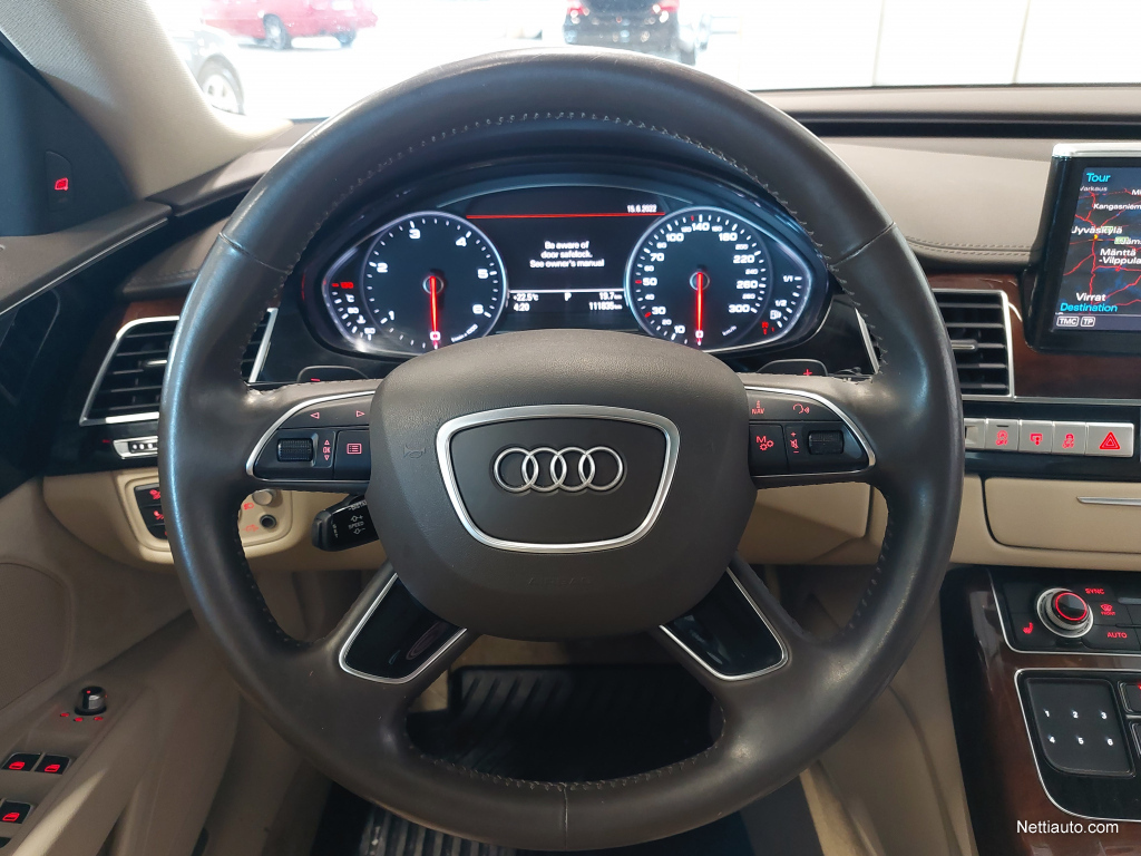 Audi A8 Lang 3.0 TDI Quattro Executive *LED-MATRIX-VALOT, ACC, WEBASTO  KAUKOSÄÄDÖLLÄ, 360° KAMERA* Sedan 2016 - Used vehicle - Nettiauto