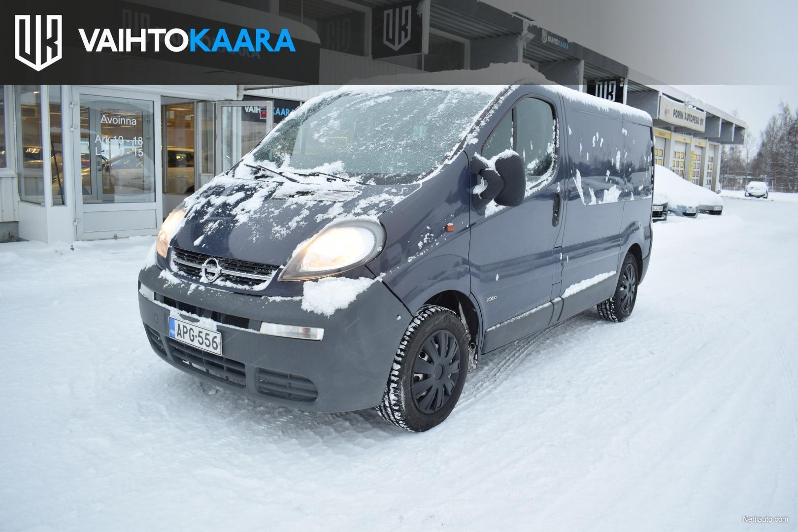 Opel Vivaro 1.9DI L1H1 # Suomi-auto, Webasto, Vetokoukku, Leimaa 11/23 ...