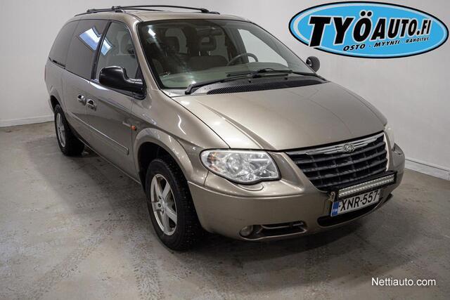 Chrysler Grand Voyager 3,3 V6 A4 LX - Nahkasisusta, kuskin istuin  sähkösäädöin, 3-alue ilmastointi, 2x renkaat Vaihto / Rahoitus alk 69 €/ kk  MPV 2006 - Used vehicle - Nettiauto