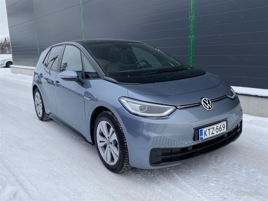 Volkswagen ID3 Pro Performance Family 150 kW, akku 58 kWh Viistoperä 2020 Vaihtoauto Nettiauto