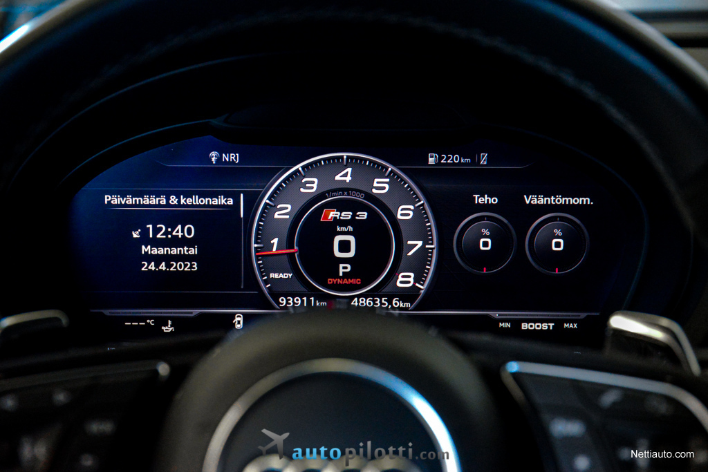 Audi RS3 Suomi-auto, Bang&Olufsen, Matrix LED, MMI Plus, 2x19" Concaver  alumiinivanteet, APR YM! Sedan 2017 - Used vehicle - Nettiauto