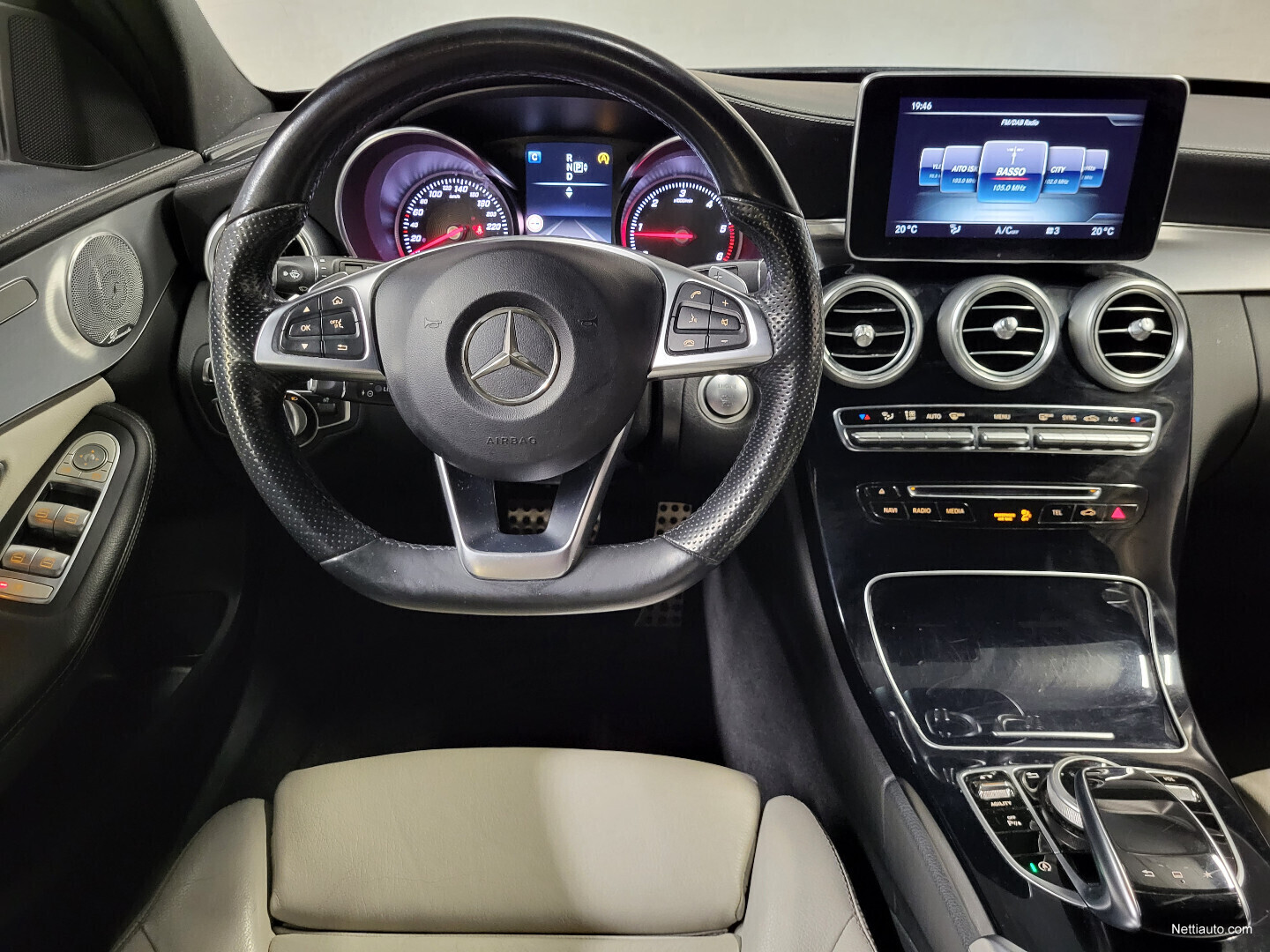 Mercedes-Benz C 250 d T 4Matic A Business AMG Burmester, ILS-Led valot,  Valkoiset nahkapenkit, Vetokoukku, Rahoitus alkaen 0€ käsirahalla! Farmari  2015 - Vaihtoauto - Nettiauto