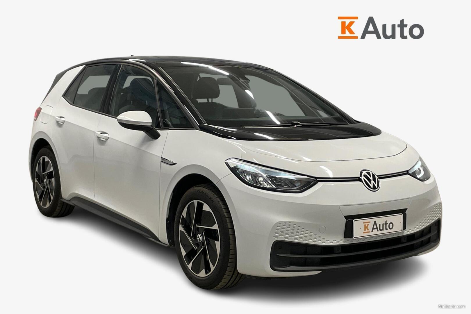 Volkswagen ID3 Pro Performance 150 kW, akku 58 kWh Viistoperä 2022 Vaihtoauto Nettiauto
