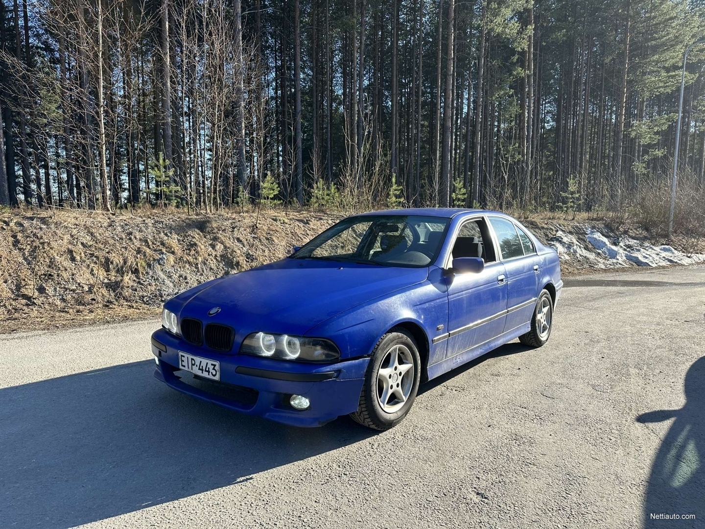 BMW 520 m52TUB25 moottorilla 288tkm ajettu 1000e tänään Porrasperä 1997 ...
