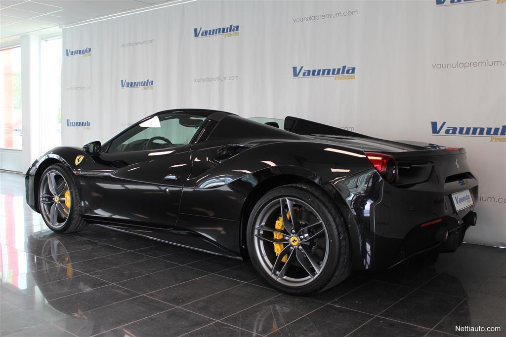 Ferrari 488 Spider 492kw Uusi Ajamaton Auto Huippuvarusteilla Tehdastakuu Huoltosopimus
